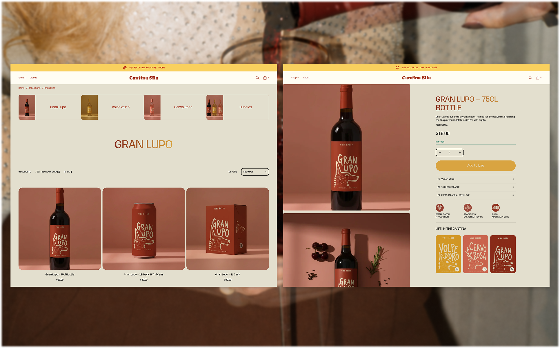 cantina sila shopify demo